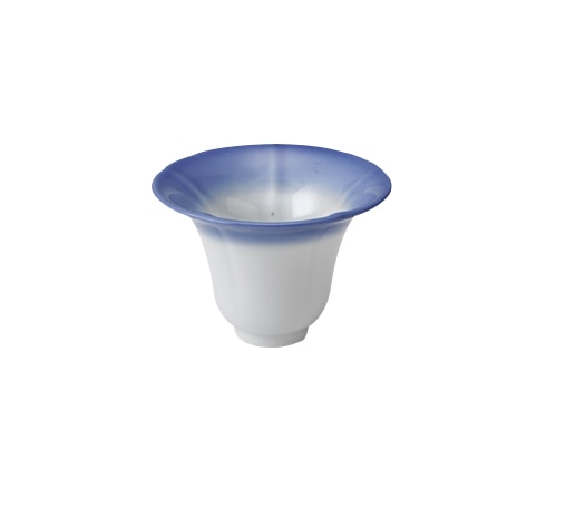 丸モ高木陶器 朝顔珍味入（青） 4A019-15 1個（ご注文単位1個）【直送品】