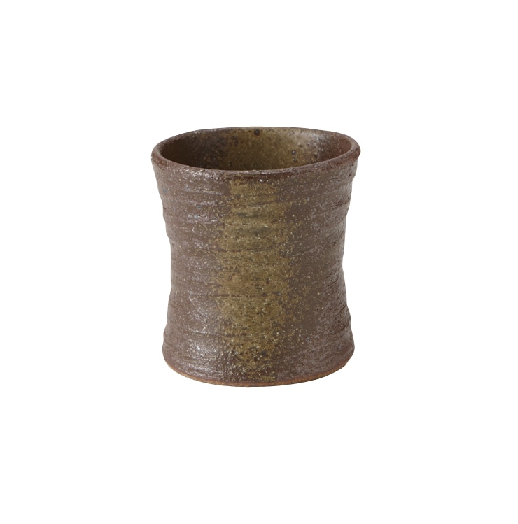 丸モ高木陶器 備前釉ゴブレット 4A028-16 1個（ご注文単位1個）【直送品】