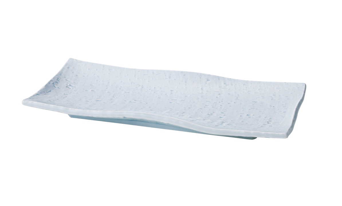 丸モ高木陶器 強化青白さんま皿 4A031-09 1個（ご注文単位1個）【直送品】