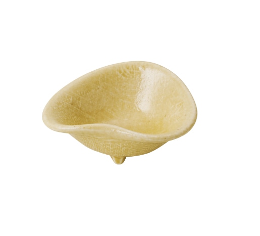 丸モ高木陶器 ハート小付黄瀬戸窯 4A032-11 1個（ご注文単位1個）【直送品】