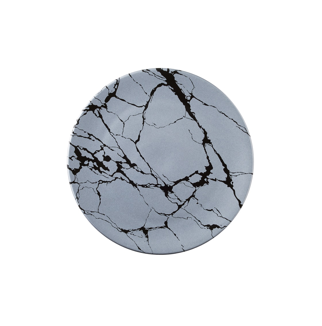 丸モ高木陶器 稲妻銀19㎝皿 4A039-09 1個（ご注文単位1個）【直送品】