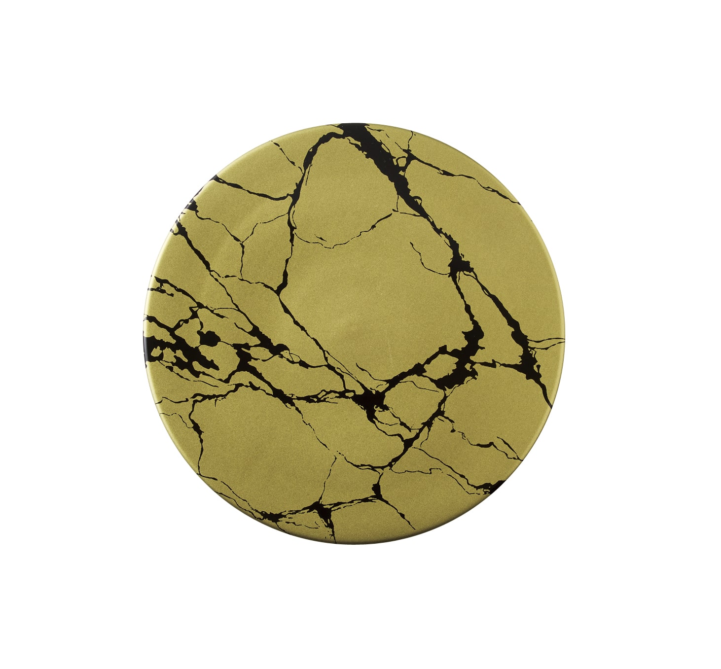 丸モ高木陶器 稲妻金25㎝皿 4A039-12 1個（ご注文単位1個）【直送品】