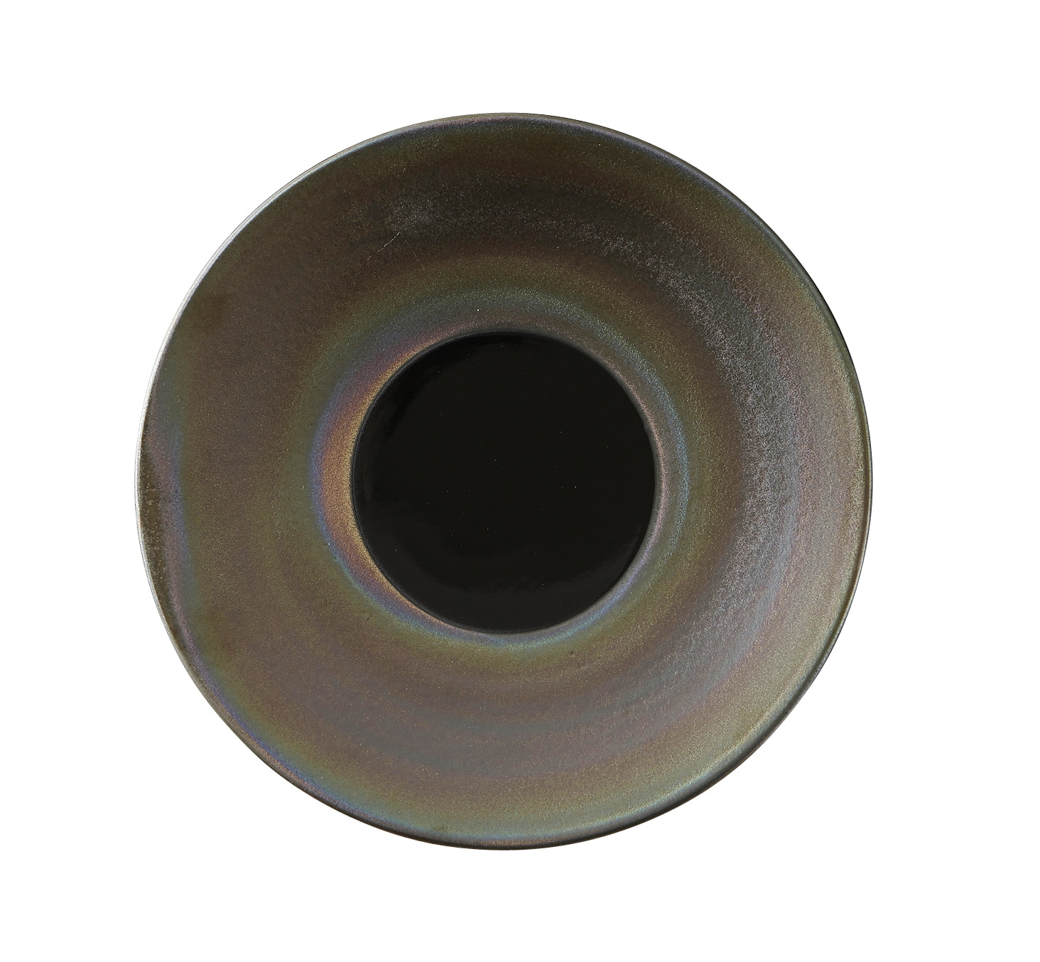 丸モ高木陶器 鳳凰30.5cmリムプレート/塗分 4A044-07 1個（ご注文単位1個）【直送品】