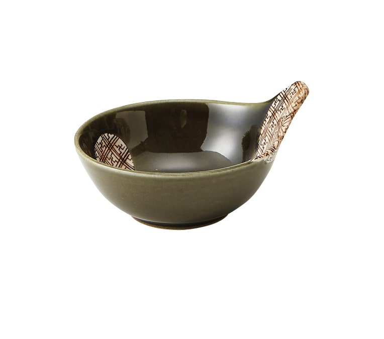 丸モ高木陶器 格子織部?水 4A050-25 1個（ご注文単位1個）【直送品】