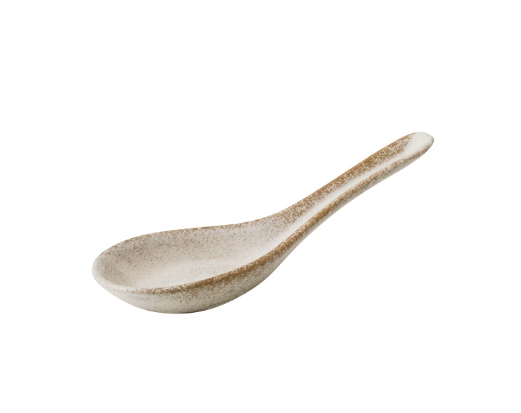 丸モ高木陶器 和梨地レンゲ 4A052-04 1個（ご注文単位1個）【直送品】