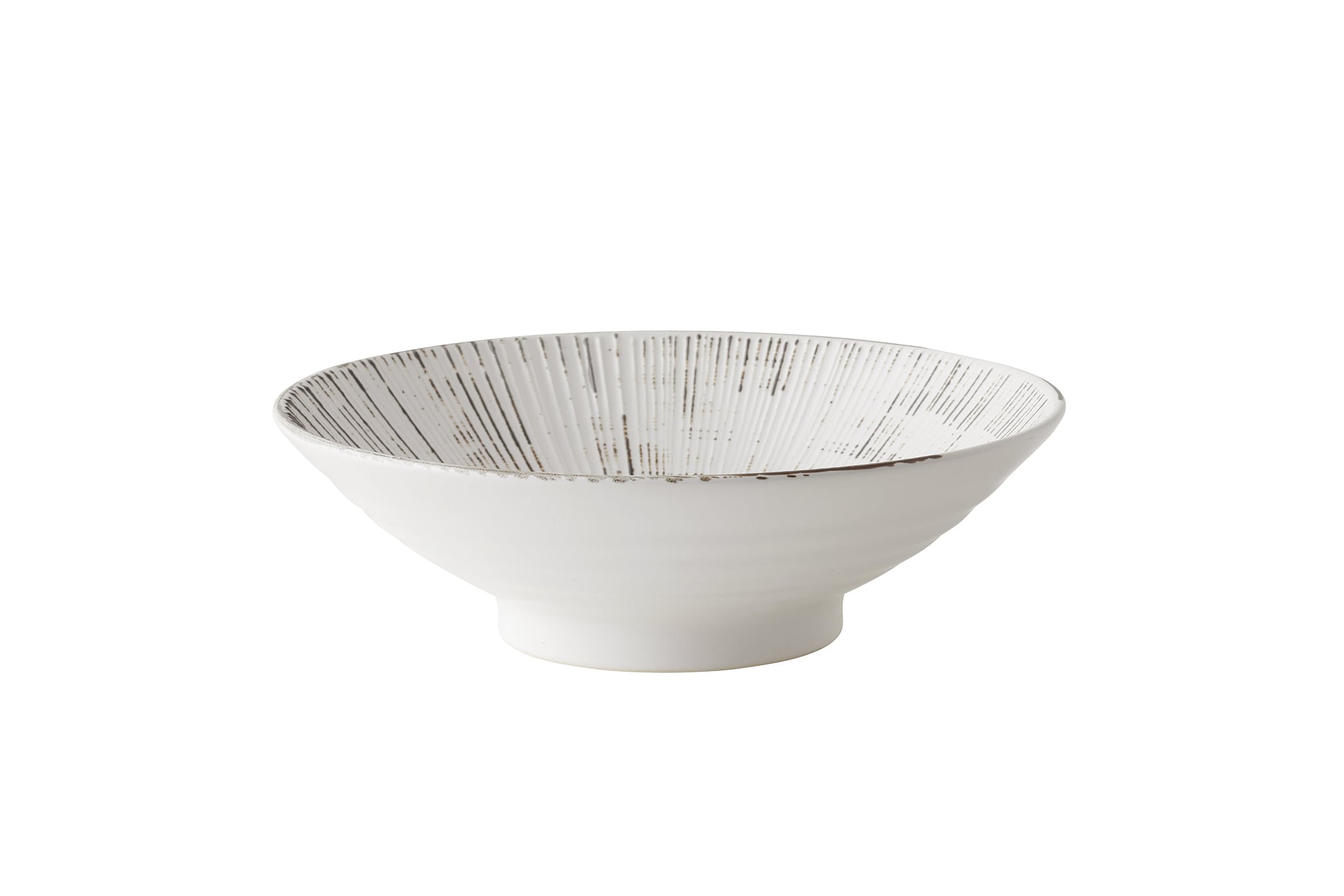 丸モ高木陶器 錆粉引千段8.0めん鉢 4A055-08 1個（ご注文単位1個）【直送品】