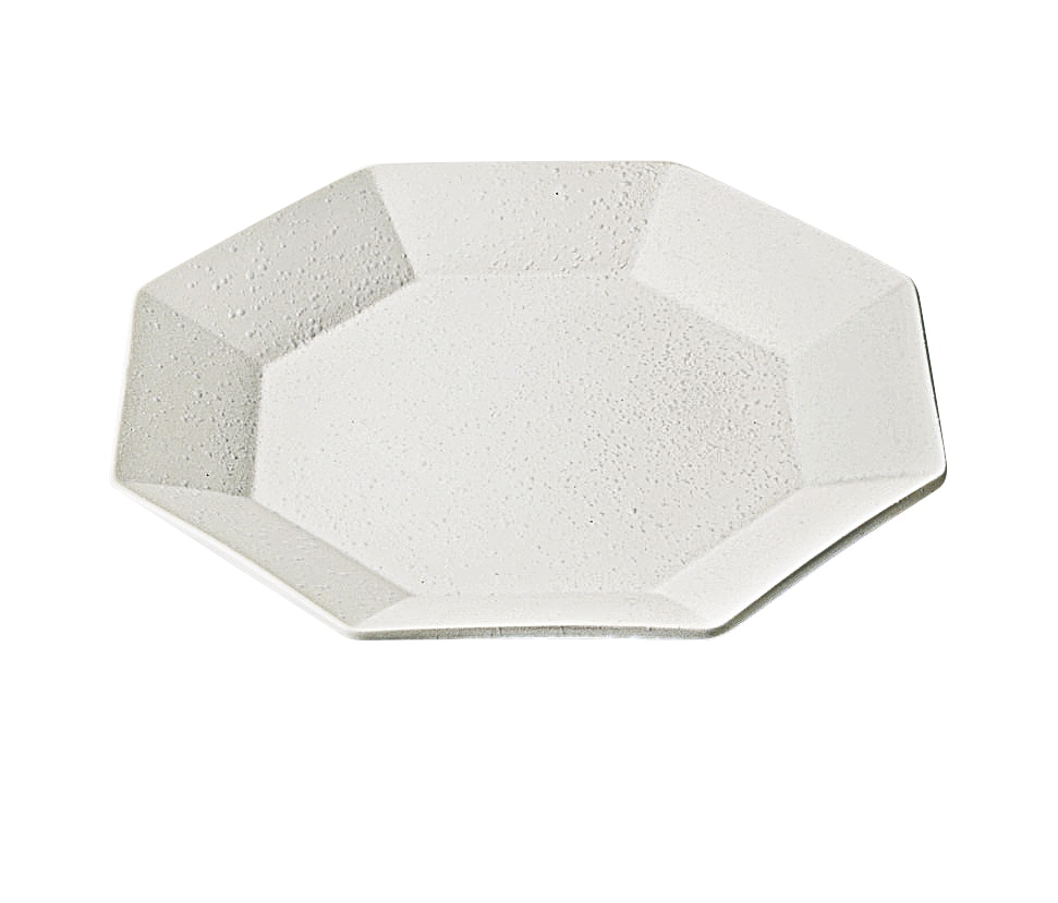 丸モ高木陶器 光22.5cm八角皿 4A058-12 1個（ご注文単位1個）【直送品】