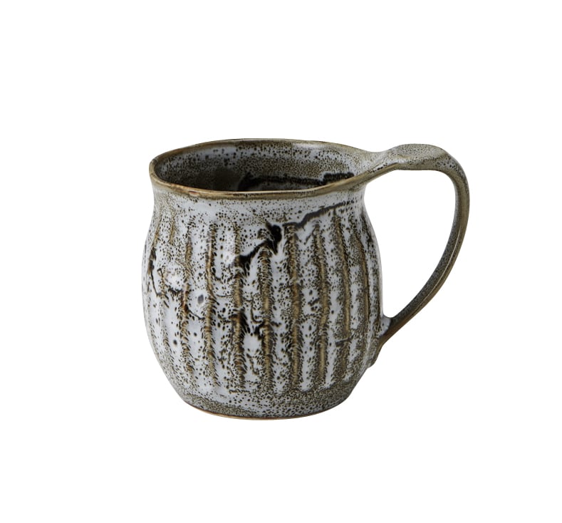 丸モ高木陶器 ゆず白嵯峨野マグカップ 4A060-11 1個（ご注文単位1個）【直送品】