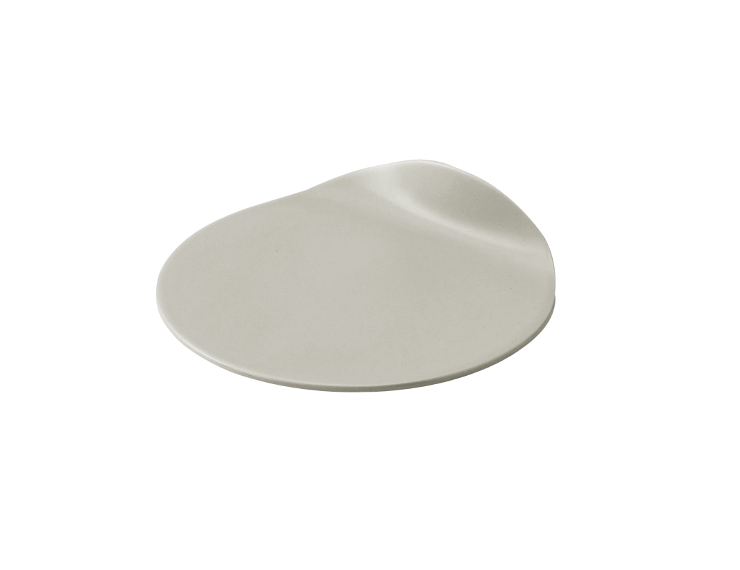 丸モ高木陶器 Knob16.5cm皿グレー 4A062-10 1個（ご注文単位1個）【直送品】