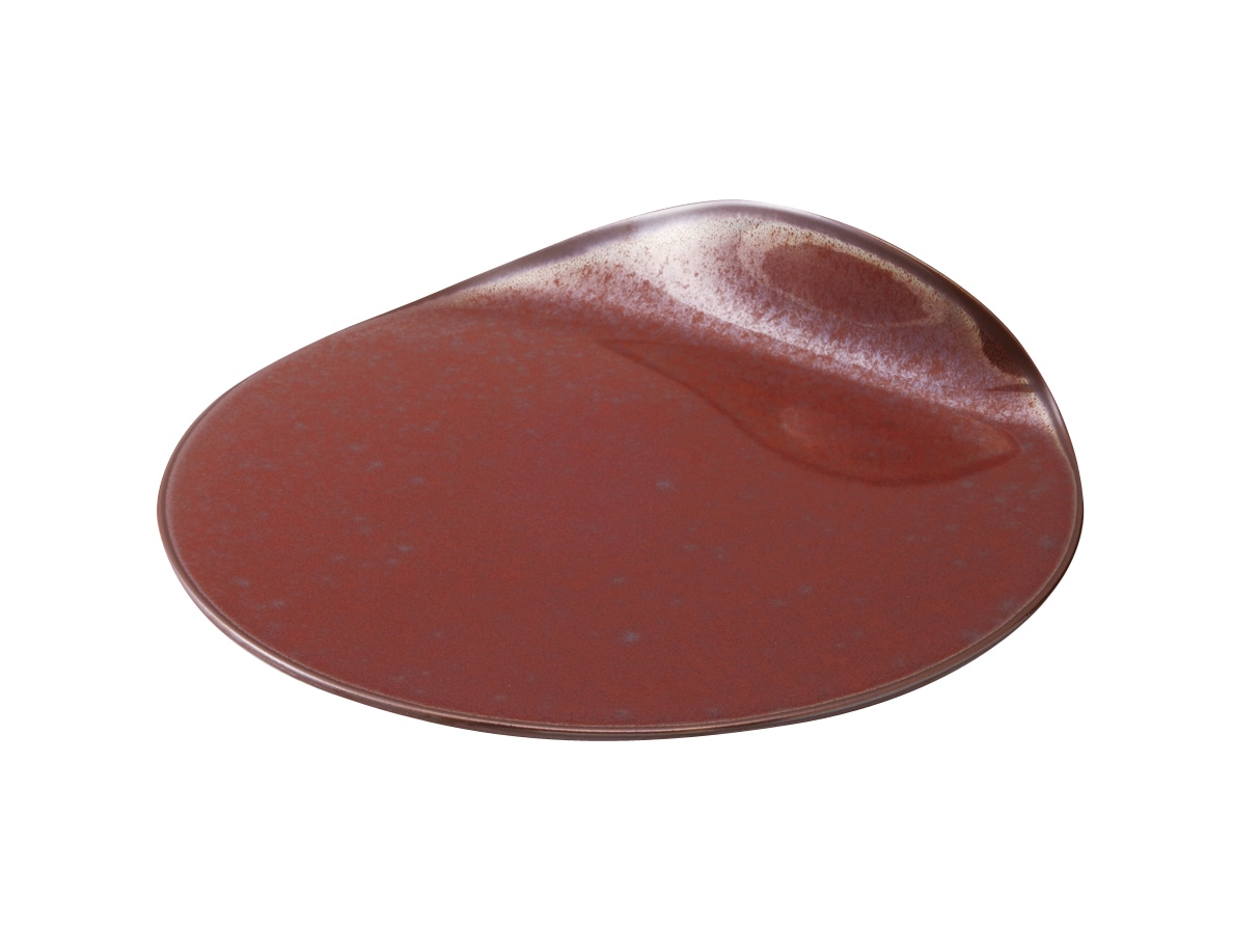 丸モ高木陶器 Knob25.5cm皿優艶 4A062-16 1個(ご注文単位1個)【直送品】