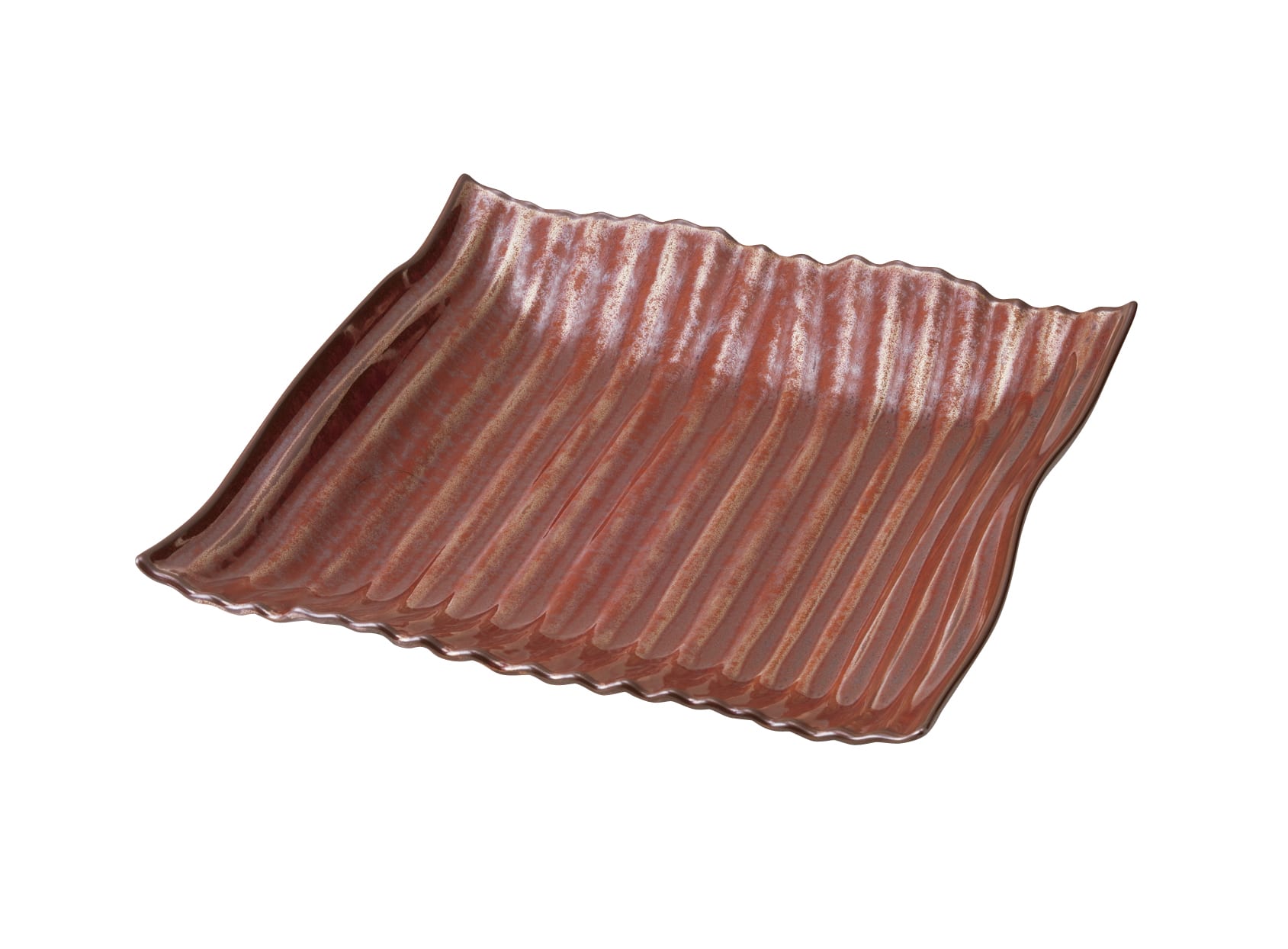 丸モ高木陶器 折衷30cm四方皿優艶 4A062-24 1個(ご注文単位1個)【直送品】