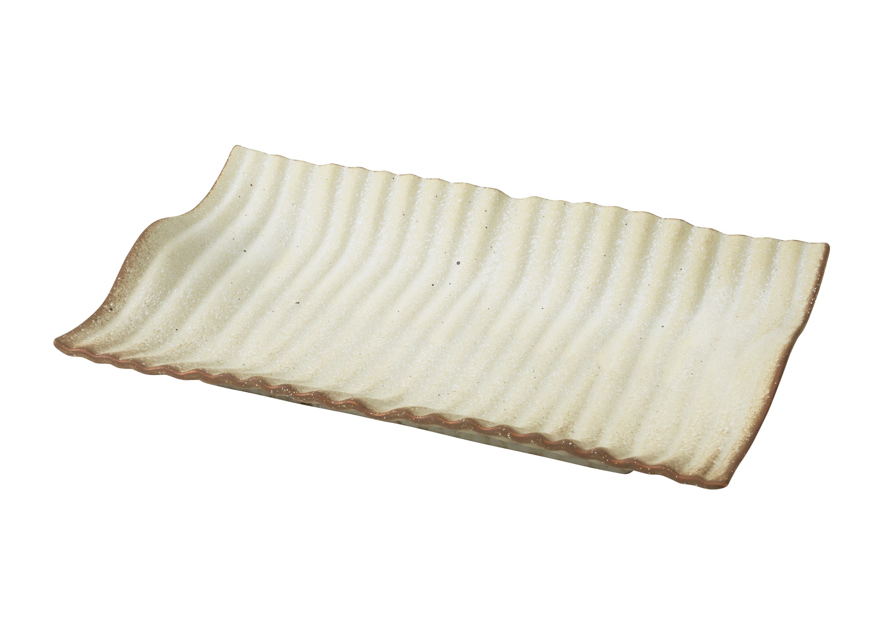 丸モ高木陶器 折衷31cm長菜皿芳萩 4A062-27 1個（ご注文単位1個）【直送品】