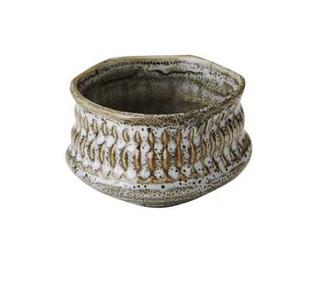 丸モ高木陶器 ゆず白嵯峨野姫抹茶椀 4A066-02 1個(ご注文単位1個)【直送品】