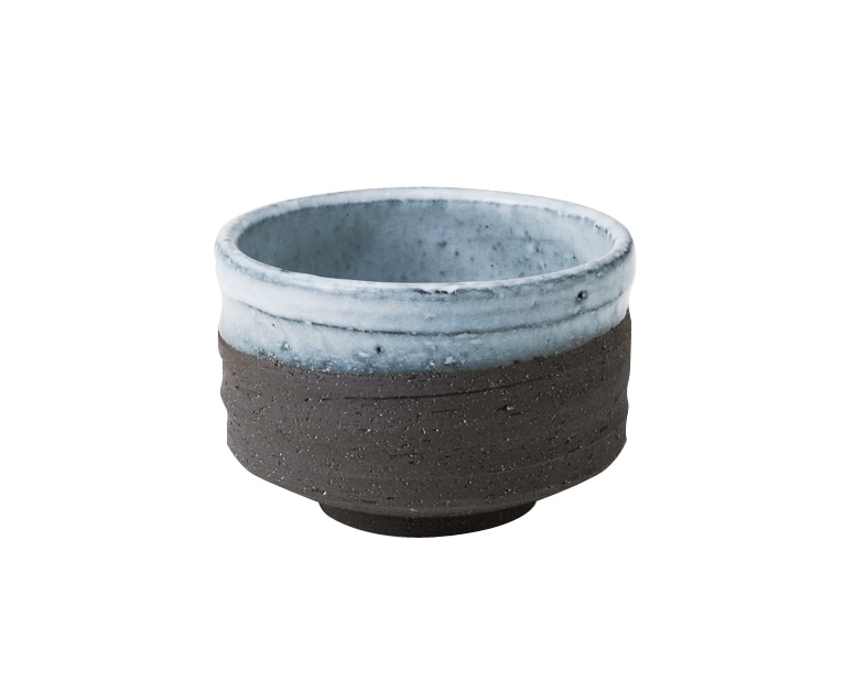丸モ高木陶器 黒土窯変抹茶碗 4A066-10 1個(ご注文単位1個)【直送品】