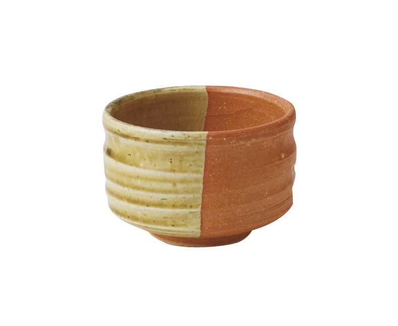 丸モ高木陶器 赤備前抹茶碗 4A066-11 1個（ご注文単位1個）【直送品】