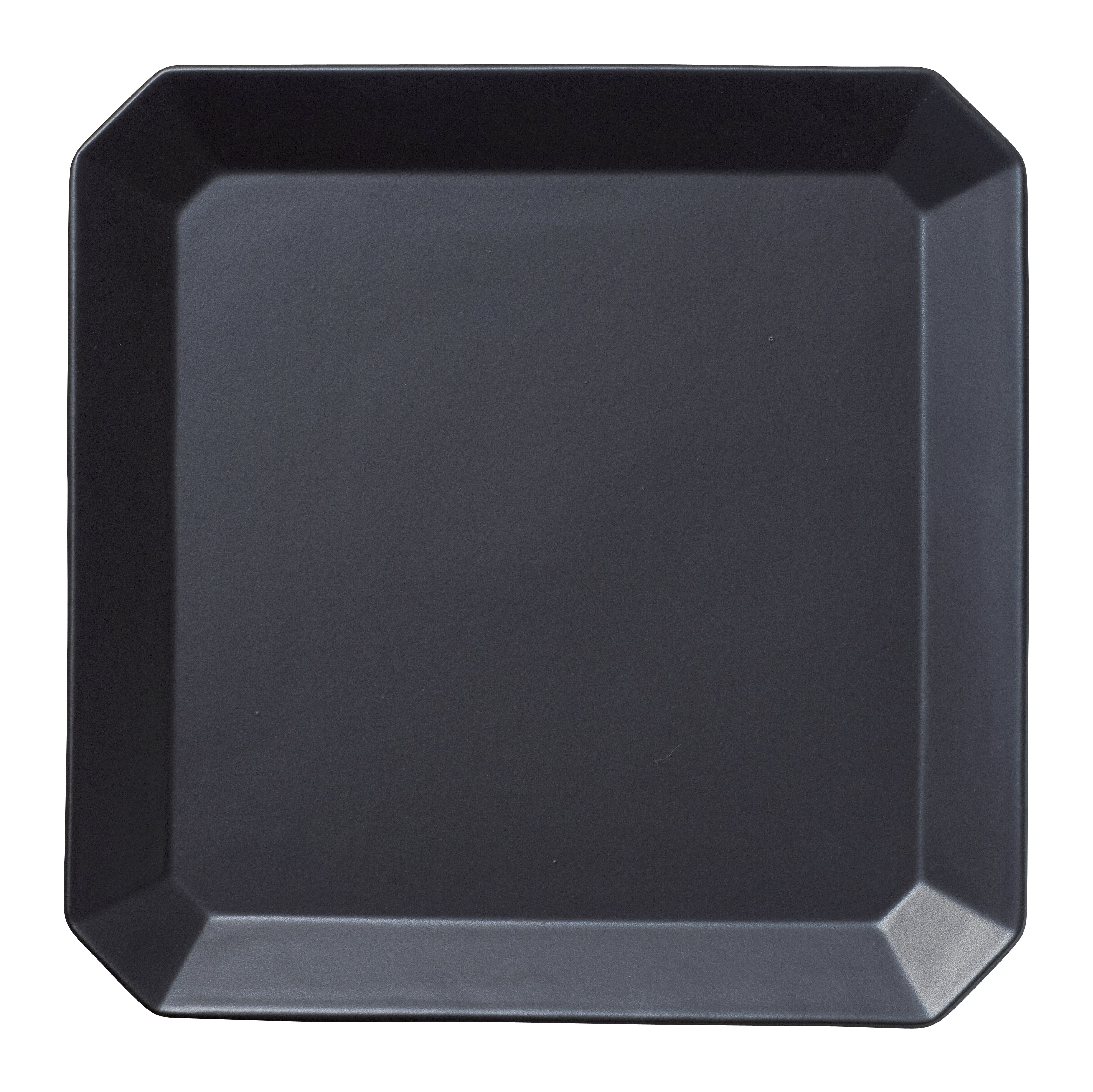 丸モ高木陶器 デプレブラック八角プレートＬ 4A068-06 1個（ご注文単位1個）【直送品】