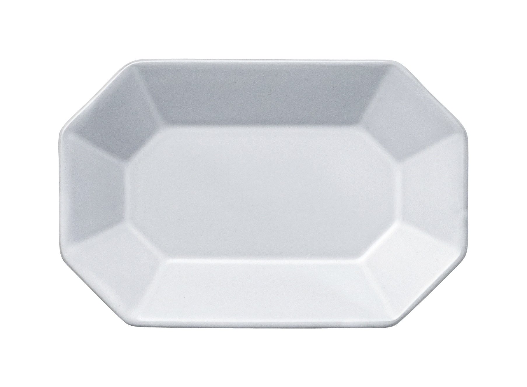 丸モ高木陶器 デプレホワイト長角八角プレートＳ 4A068-15 1個（ご注文単位1個）【直送品】