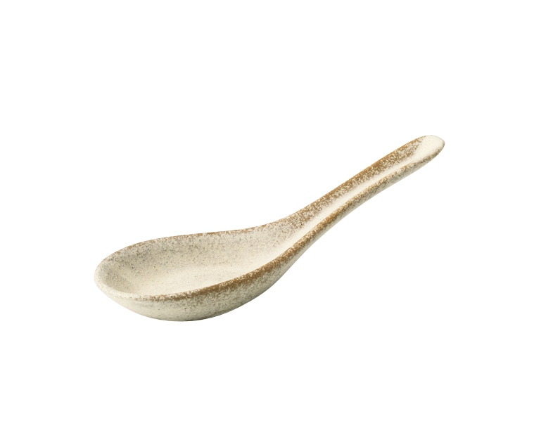 丸モ高木陶器 和梨地レンゲ 4A072-06 1個（ご注文単位1個）【直送品】