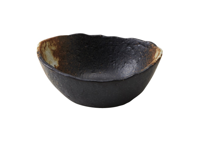 丸モ高木陶器 備前吹新楕円深鉢（小） 4A076-09 1個（ご注文単位1個）【直送品】