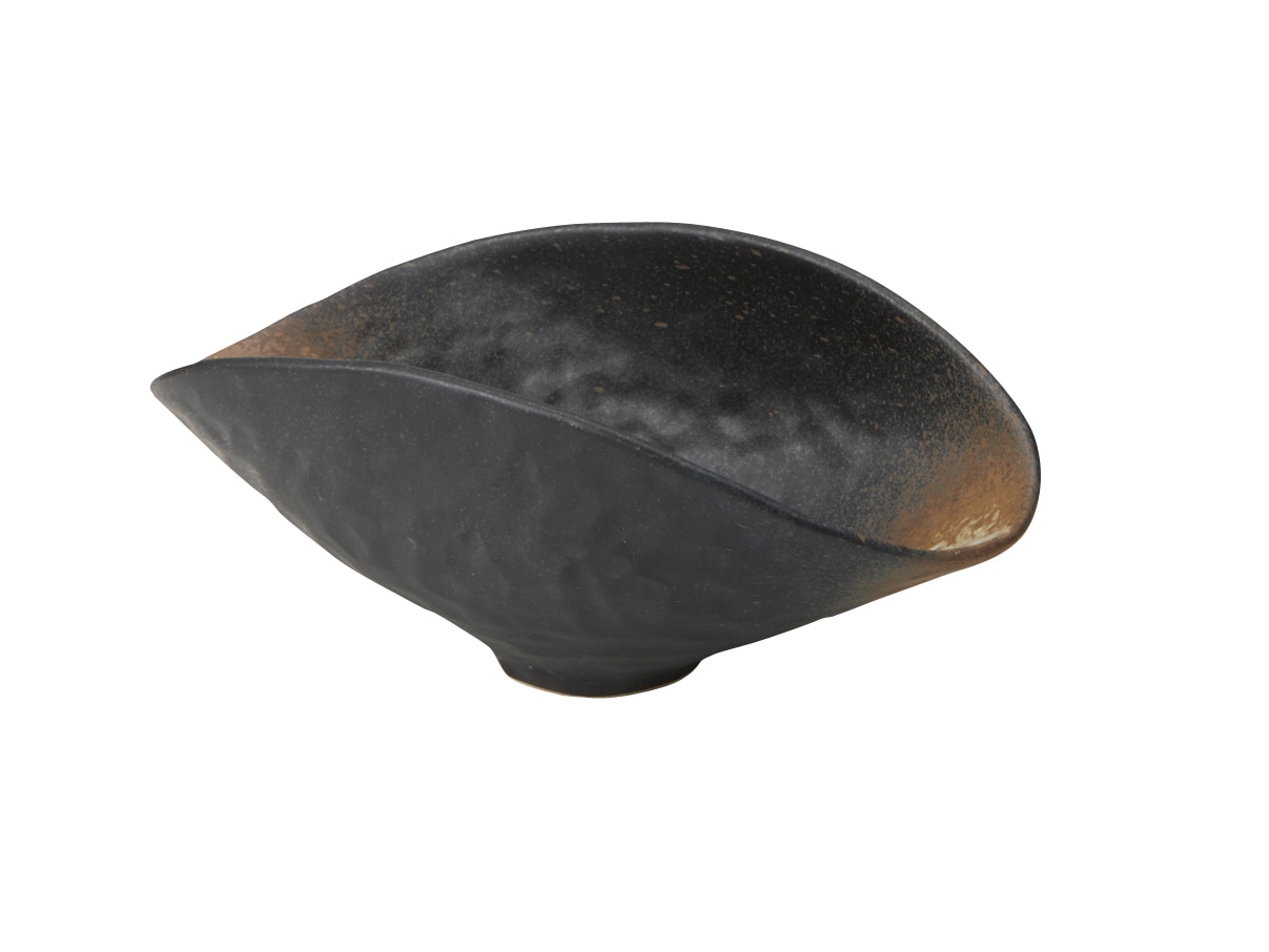 丸モ高木陶器 備前吹手造風変形鉢 4A076-13 1個（ご注文単位1個）【直送品】