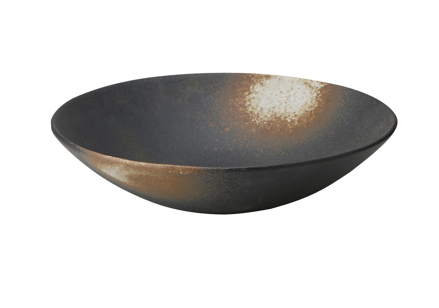 丸モ高木陶器 備前吹35cm丸大鉢 4A076-18 1個（ご注文単位1個）【直送品】