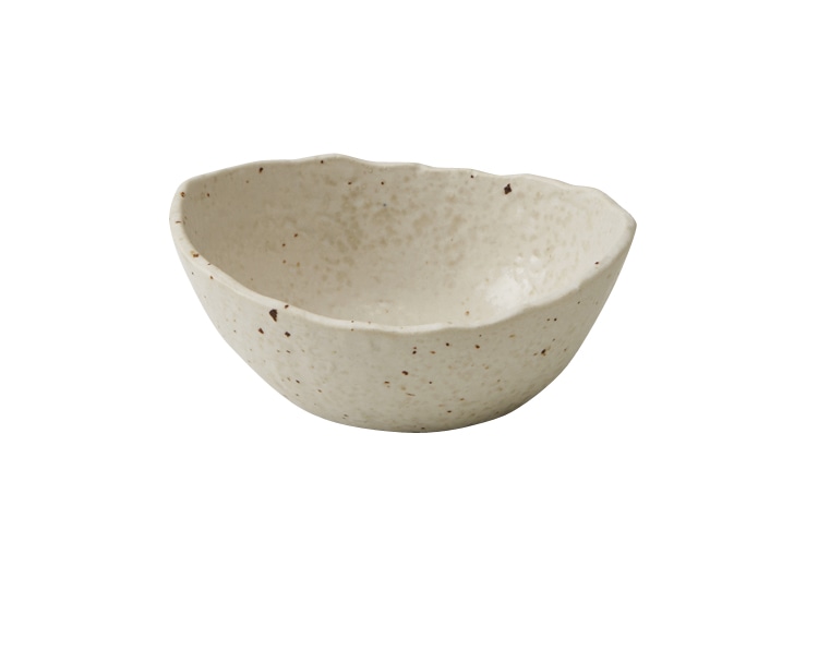 丸モ高木陶器 志野粉引新楕円深鉢（小） 4A080-09 1個（ご注文単位1個）【直送品】