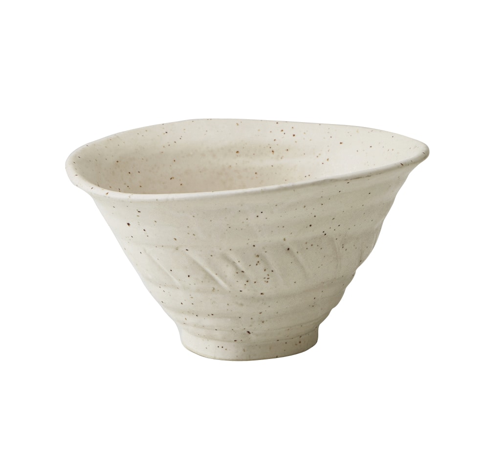 丸モ高木陶器 志野粉引底上高台丼（ラーメン） 4A080-12 1個（ご注文単位1個）【直送品】