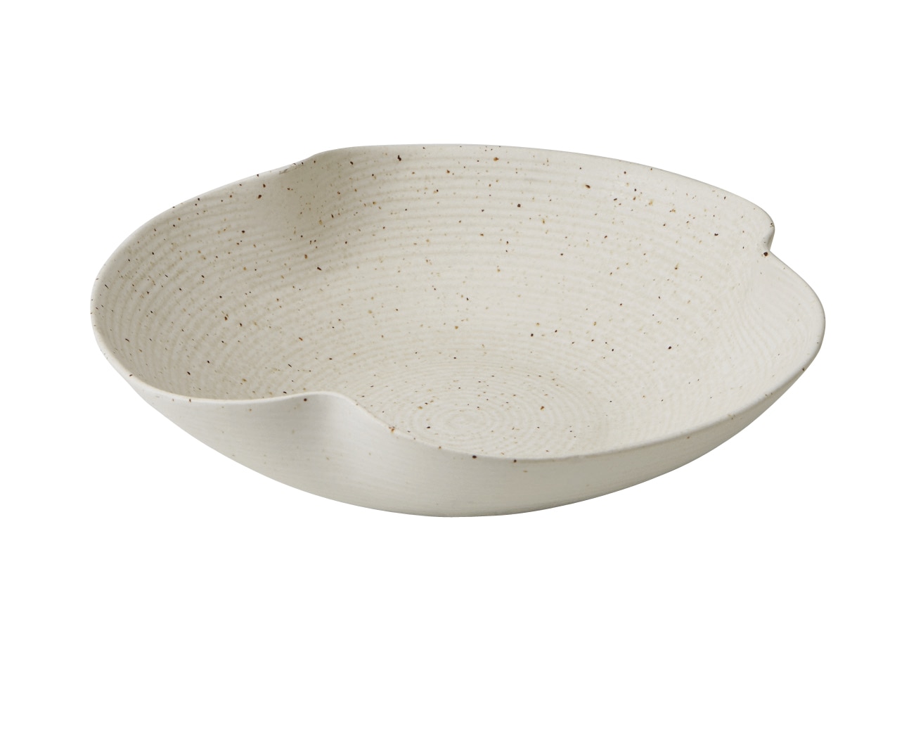 丸モ高木陶器 志野粉引水盤丸鉢 4A080-17 1個（ご注文単位1個）【直送品】