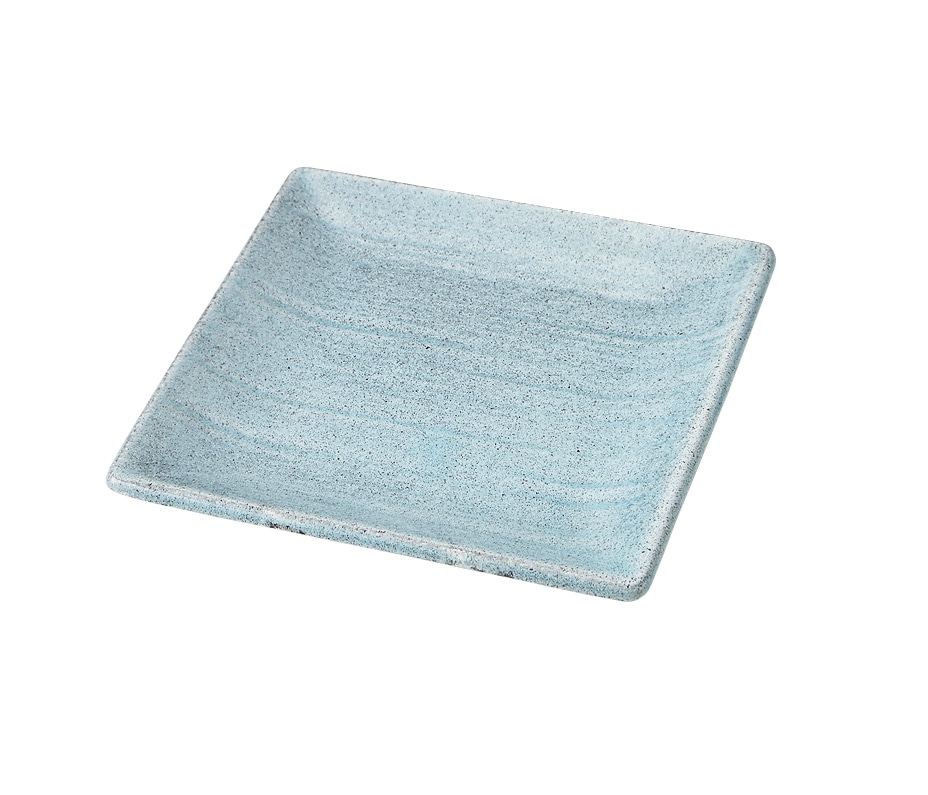 丸モ高木陶器 白浜16ｘ16レリーフ正角皿 4A084-15 1個（ご注文単位1個）【直送品】