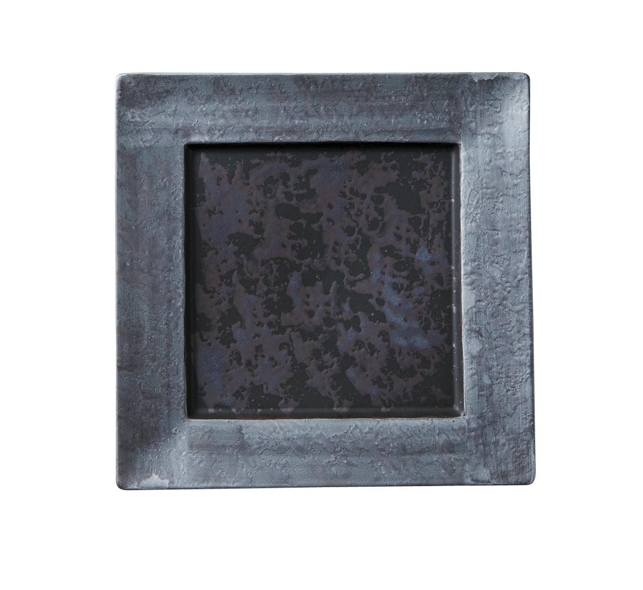 丸モ高木陶器 銀悦24cm正角皿 4A088-07 1個（ご注文単位1個）【直送品】