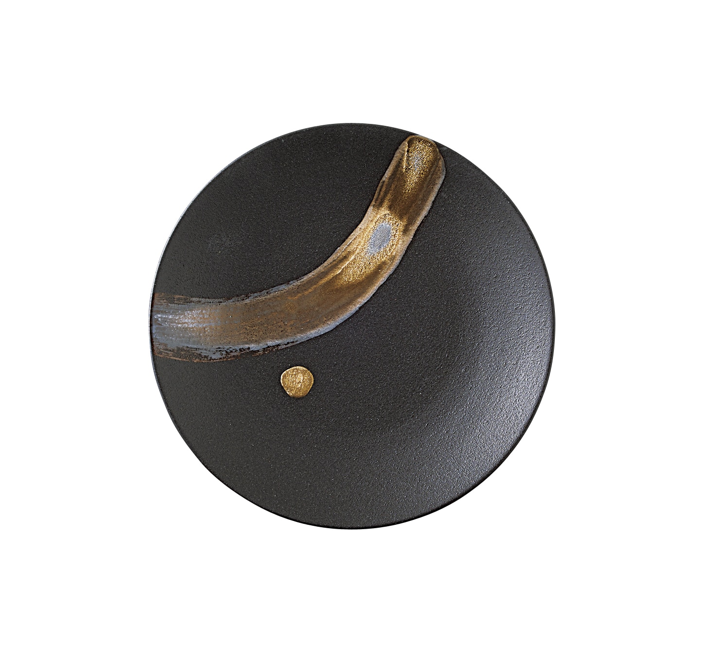 丸モ高木陶器 火山24.5cmプレート 4A089-04 1個（ご注文単位1個）【直送品】