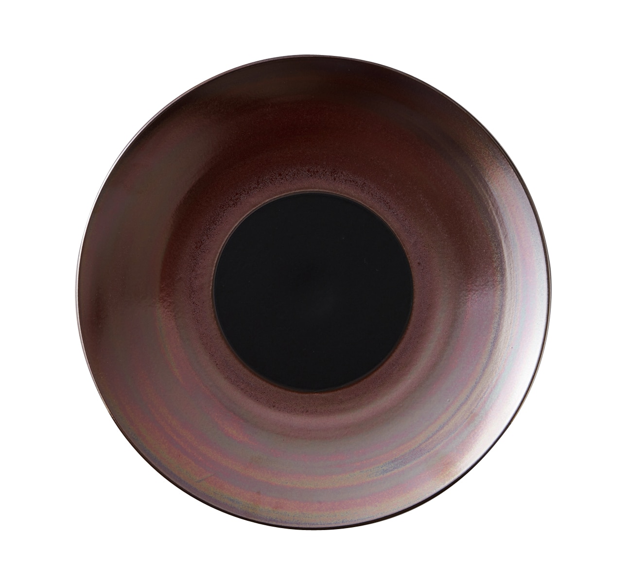 丸モ高木陶器 飛鳥28.5cmリムプレート/塗分 4A094-10 1個(ご注文単位1個)【直送品】