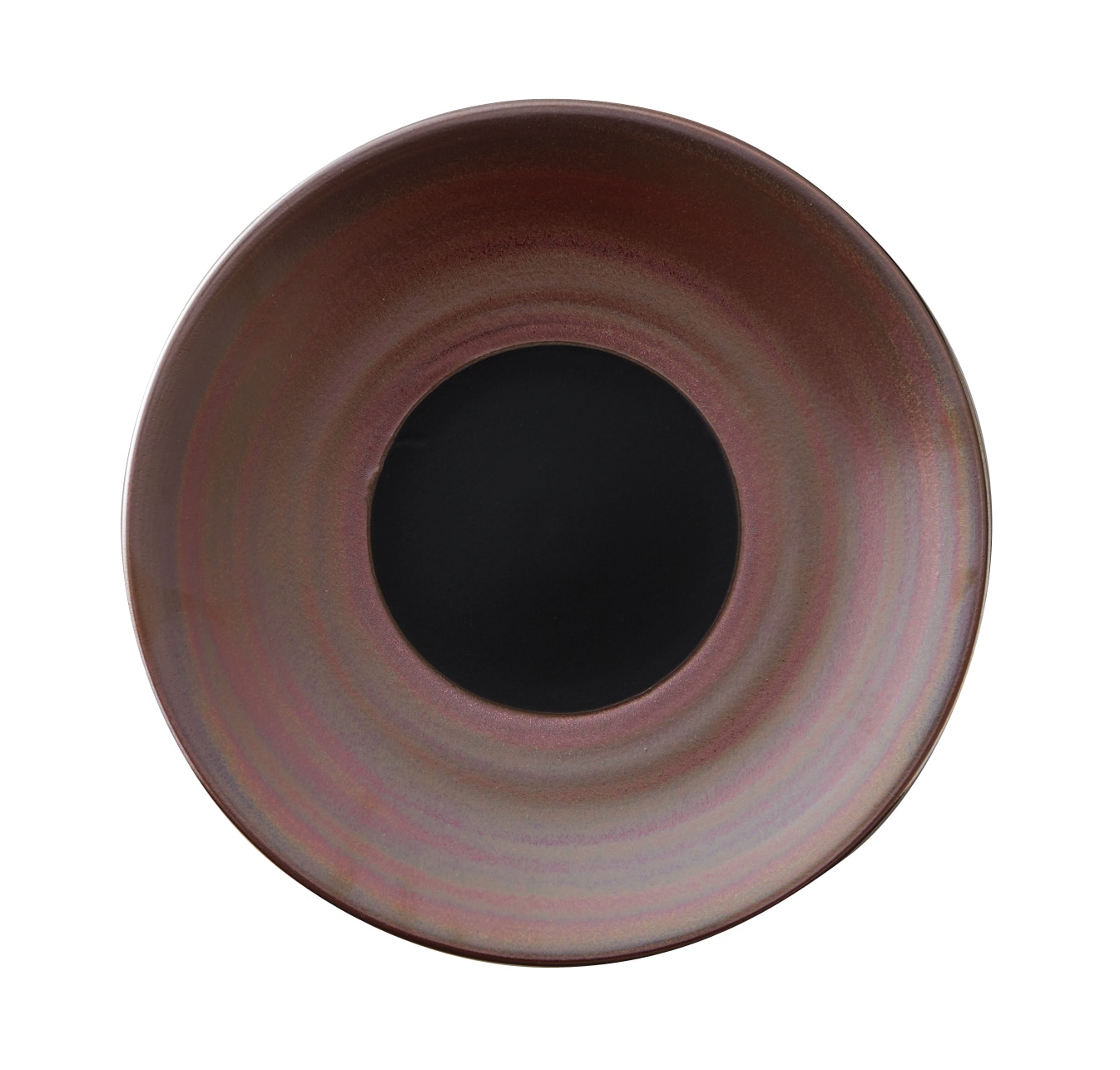 >丸モ高木陶器 飛鳥30.5cmリムプレート/塗分 4A094-11 1個(ご注文単位1個)【直送品】