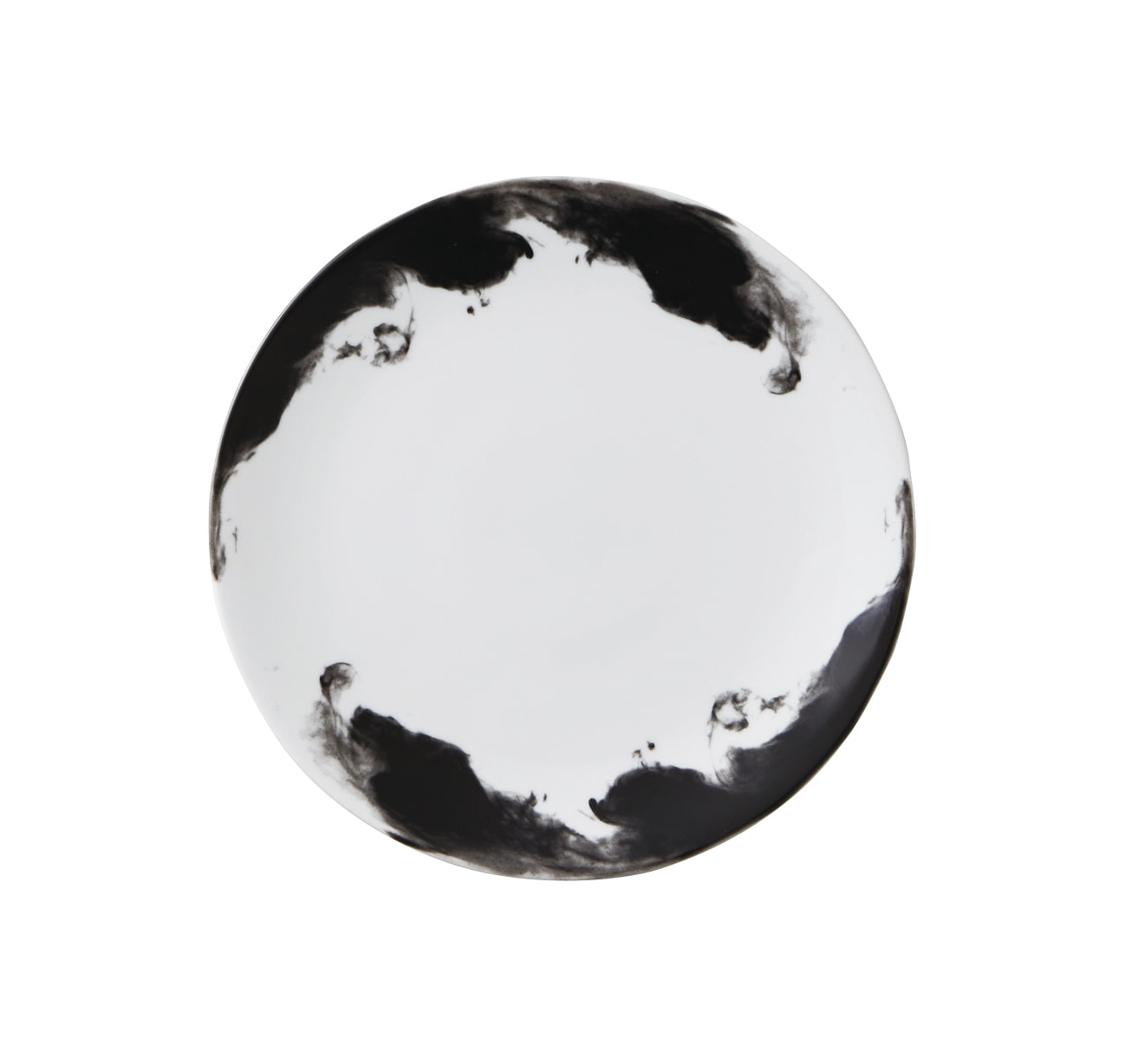 丸モ高木陶器 水墨和禅イングレ24㎝丸皿 4A106-07 1個（ご注文単位1個）【直送品】