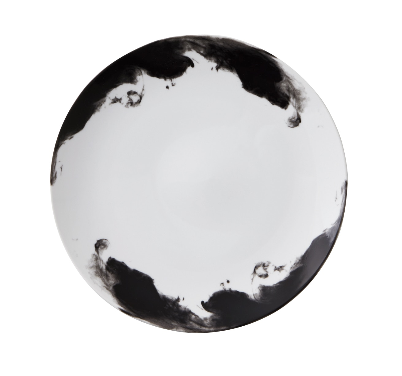 丸モ高木陶器 水墨和禅イングレ28㎝丸皿 4A106-08 1個（ご注文単位1個）【直送品】