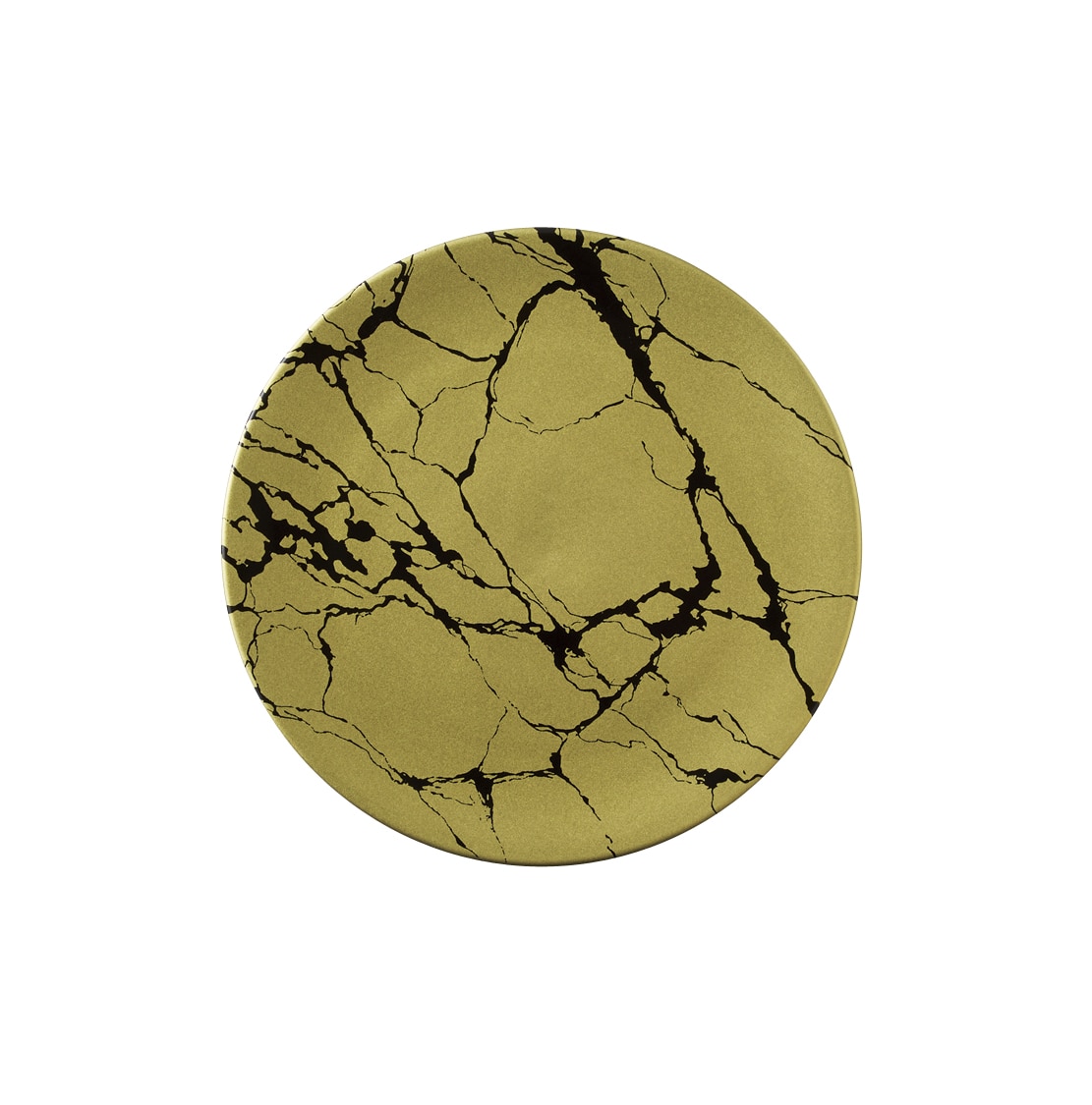 丸モ高木陶器 稲妻金19㎝皿 4A108-01 1個（ご注文単位1個）【直送品】