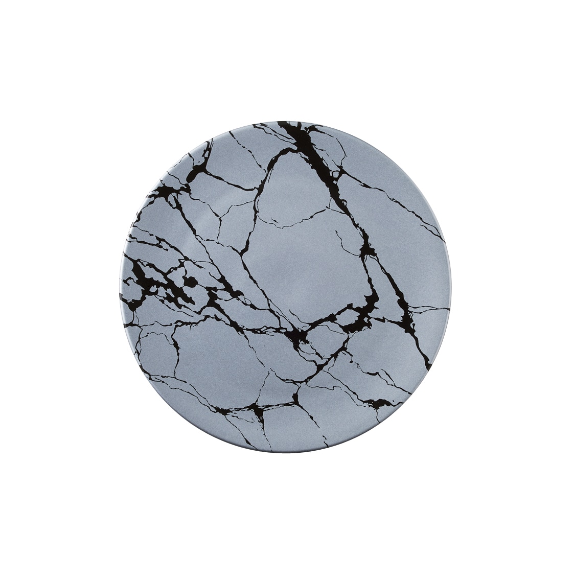 丸モ高木陶器 稲妻銀19㎝皿 4A108-03 1個（ご注文単位1個）【直送品】