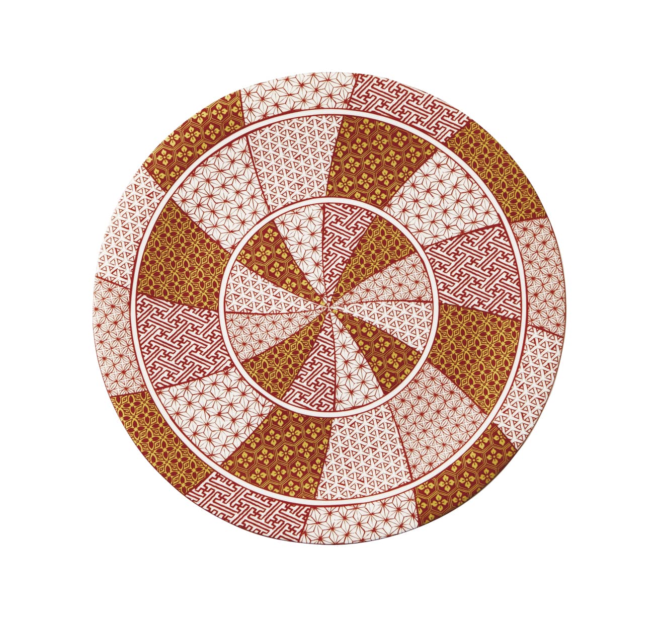 丸モ高木陶器 金襴手25㎝フラット皿 4A108-08 1個（ご注文単位1個）【直送品】