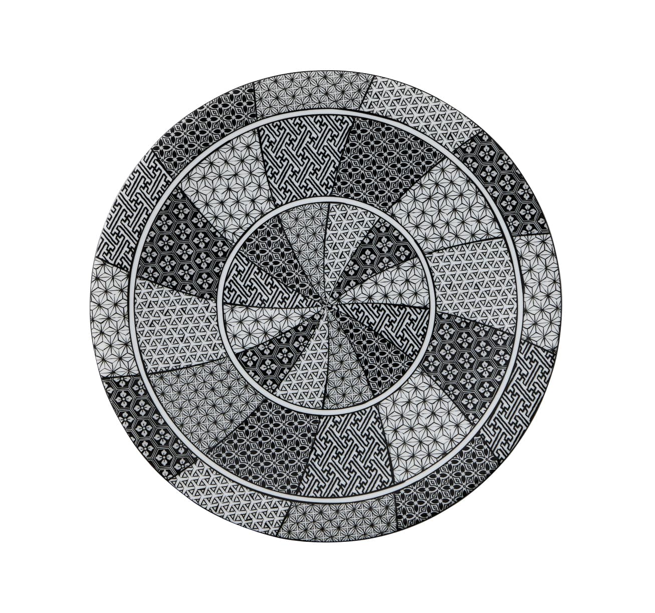 丸モ高木陶器 金襴手25㎝フラット皿 4A108-12 1個（ご注文単位1個）【直送品】