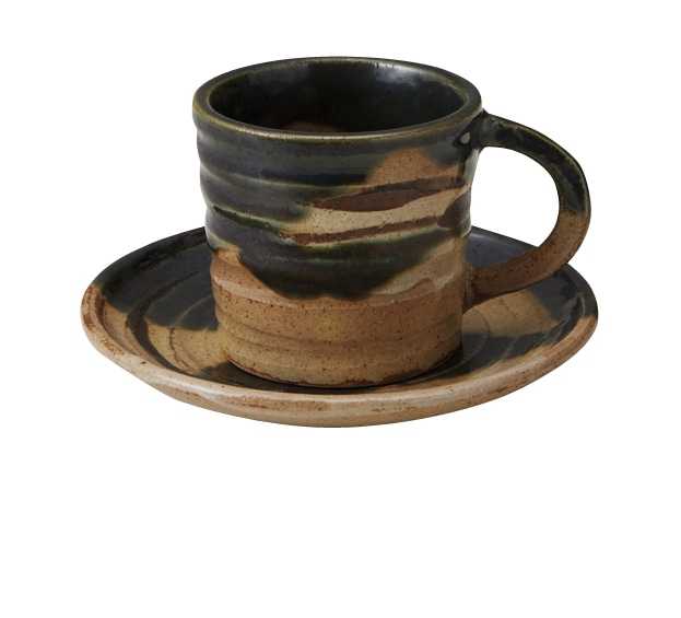 丸モ高木陶器 古釉織部コーヒー碗※コーヒー碗のみ 4A117-01 1個（ご注文単位1個）【直送品】