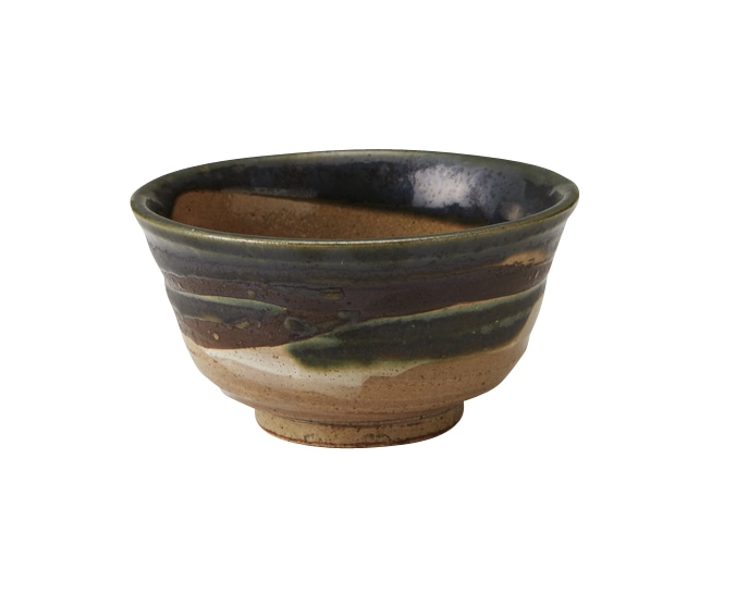 丸モ高木陶器 古釉織部反り茶碗 4A117-11 1個（ご注文単位1個）【直送品】