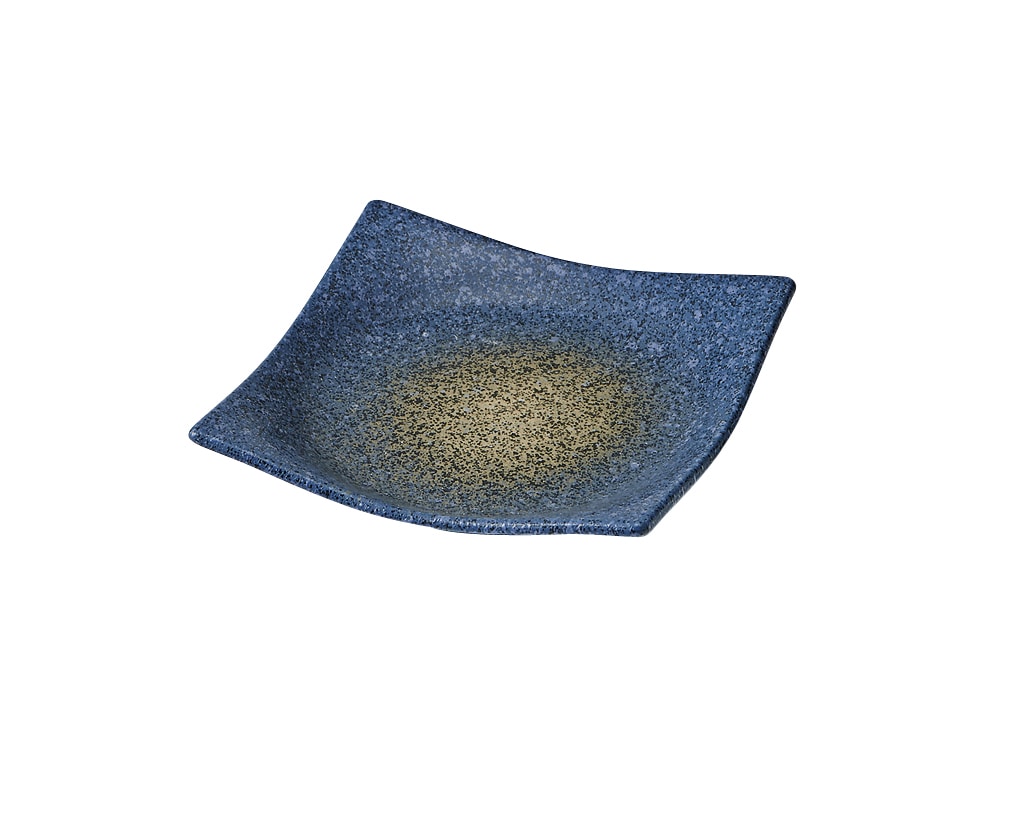 丸モ高木陶器 星屑13.5cm正角皿 4A119-07 1個（ご注文単位1個）【直送品】