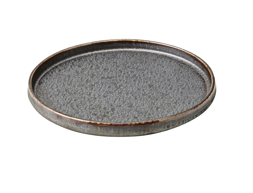 丸モ高木陶器 孔雀切立皿（小） 4A122-01 1個（ご注文単位1個）【直送品】