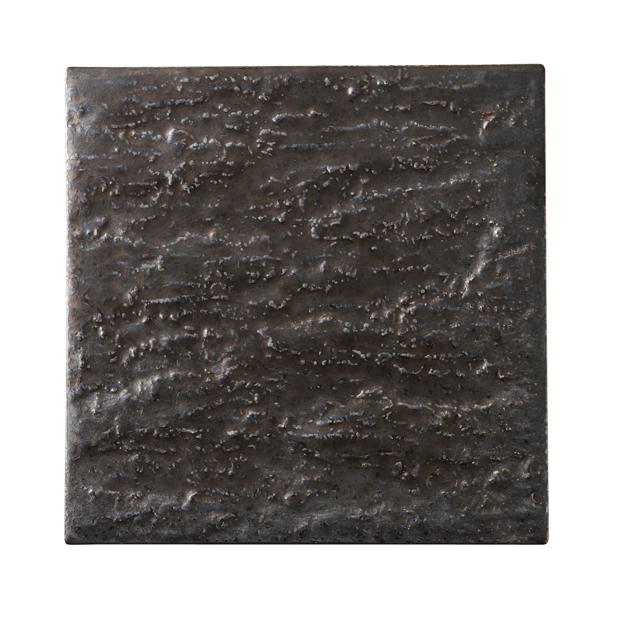 丸モ高木陶器 金結晶石肌正角27cm皿 4A125-03 1個(ご注文単位1個)【直送品】