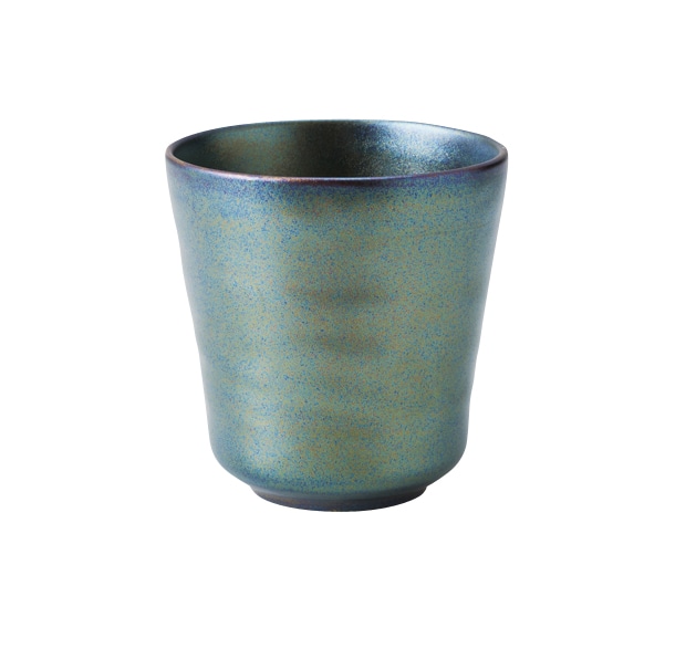 丸モ高木陶器 窯変黒ラスター大湯呑 4A127-07 1個（ご注文単位1個）【直送品】