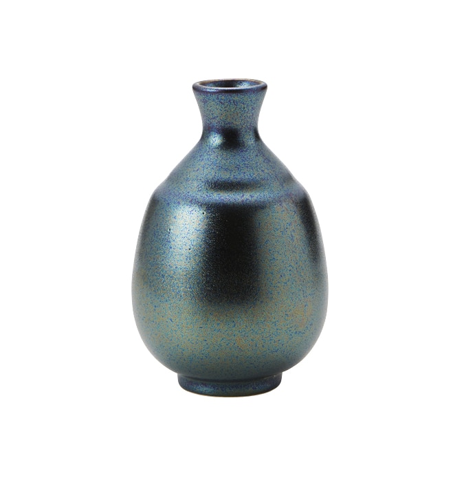 丸モ高木陶器 窯変黒ラスター徳利 4A127-15 1個（ご注文単位1個）【直送品】