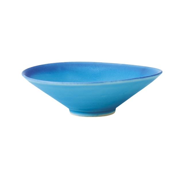 丸モ高木陶器 窯変トルコマット浅鉢 4A128-03 1個（ご注文単位1個）【直送品】