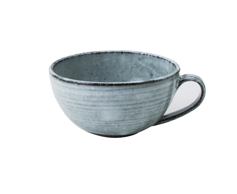 丸モ高木陶器 黒土窯変スープ椀 4A129-13 1個(ご注文単位1個)【直送品】