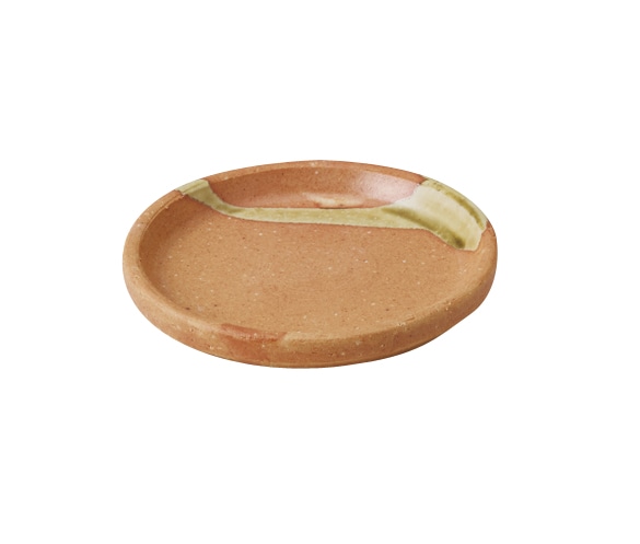 丸モ高木陶器 赤備前切立プレート(小) 4A130-05 1個(ご注文単位1個)【直送品】