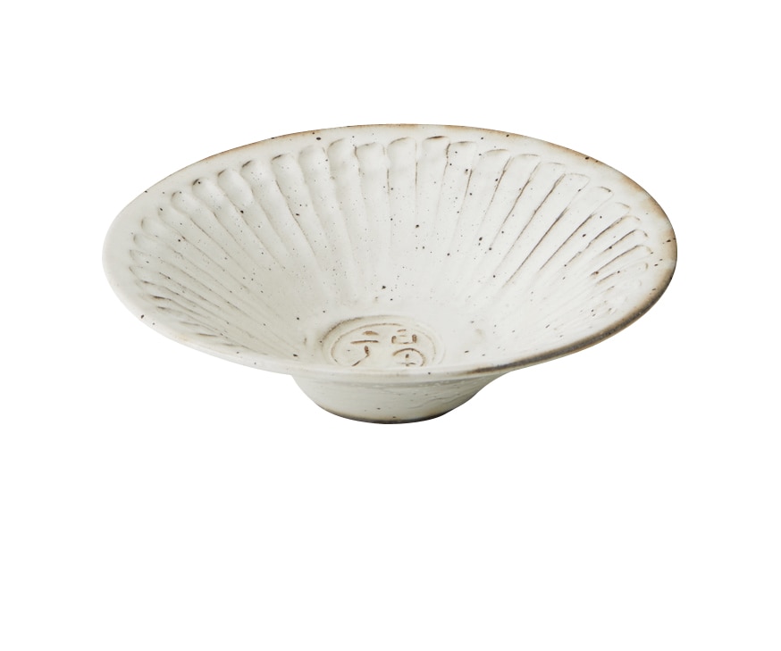 丸モ高木陶器 白月ソギ福反向付 4A134-02 1個（ご注文単位1個）【直送品】